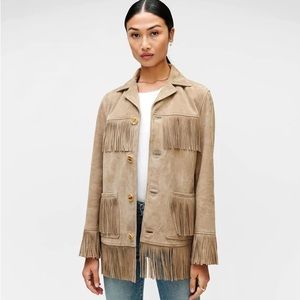Fringe Suede Jacket by 7 For All Mankind